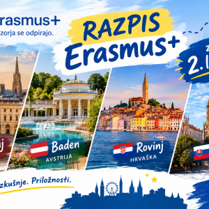 Vabilo dijakom 2. letnika na Erasmus+